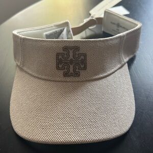 Tory Burch Two-Tone Canvas Visor